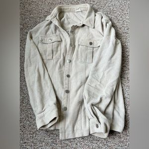Bibi button-up ribbed jacket size medium